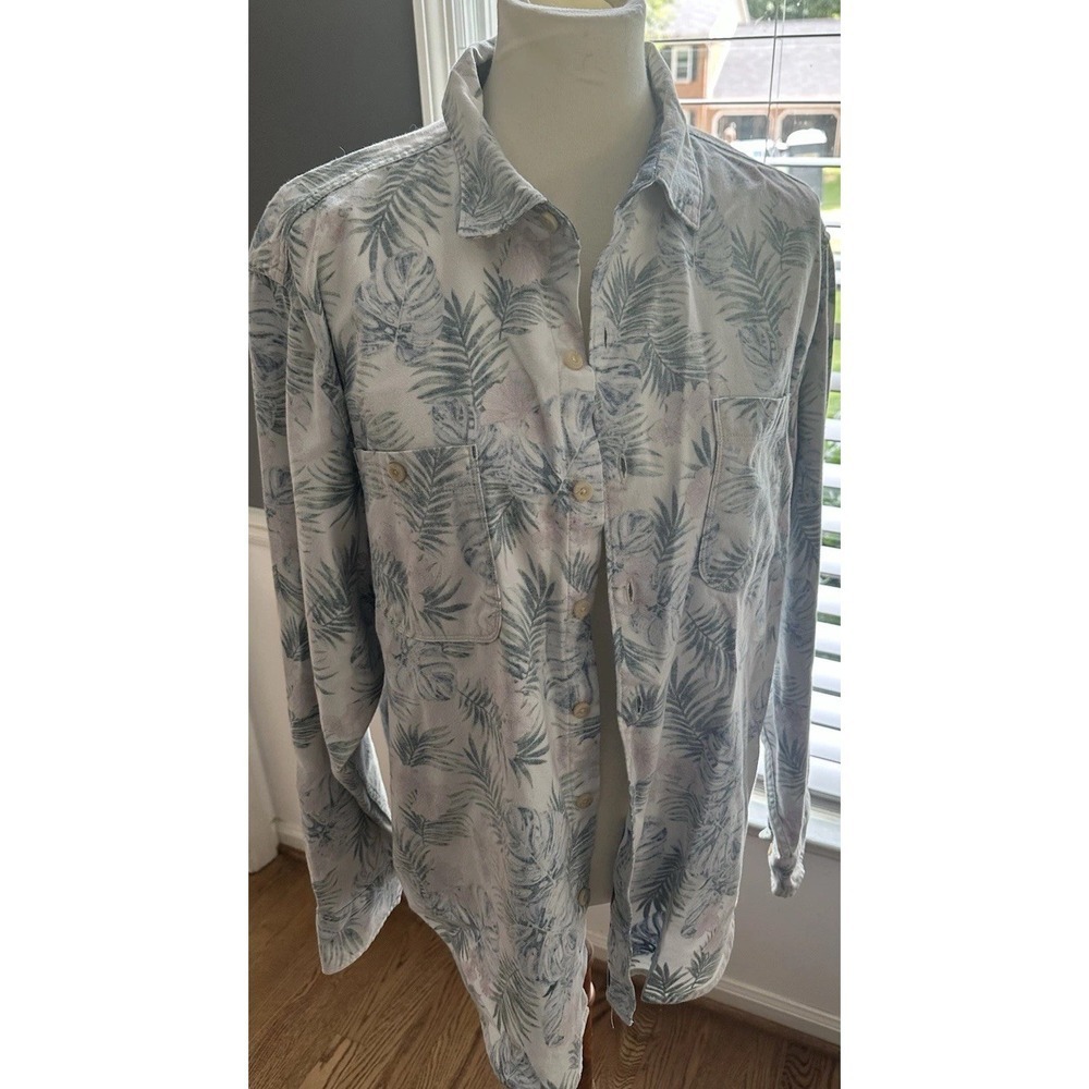 Tommy Bahama Mens Palm Button Up Shirt SZ XL